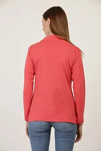 DDASPRATION Women's Pocket Shrug (Pocket,Orange)-thumb3