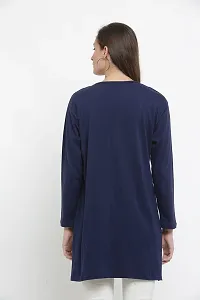 DDASPRATION Women Cotton Long T-Shirt-thumb1