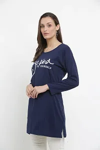 DDASPRATION Women Cotton Long T-Shirt-thumb3