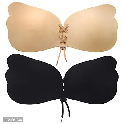 WEMORA Butterfly TIE Stick ON Bra Skin