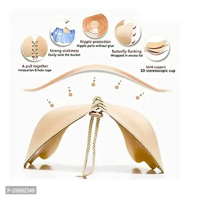 Silicone Butterfly Stick-on Bra Skin-thumb3