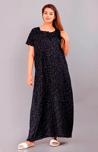 Trendy Short Sleeves Nightwear For Women