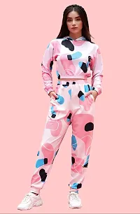 Contemporary Pink Cotton Blend Printed Co-Ords Sets For Women-thumb4