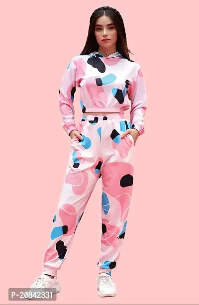 Contemporary Pink Cotton Blend Printed Co-Ords Sets For Women-thumb5