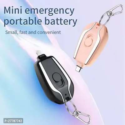 i Phone SMALL PORTABLE EMERGENCY KEY CHAIN POWER BANK 1200+mAh ( i PHONE, IOC PIN )-thumb4