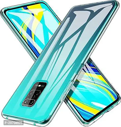 Trendy Soft Silicon Transparent Tpu Back Case Cover For Poco M2 Pro, Mi Redmi Note 9 Pro, Mi Redmi Note 9 Pro Max - Transparent-thumb0