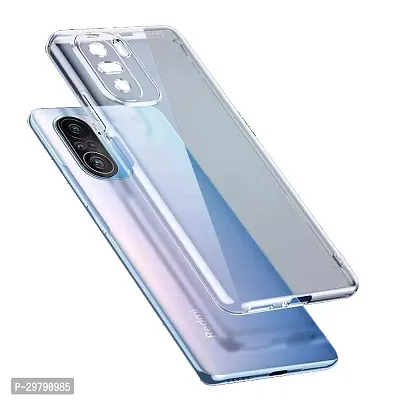 Trendy Soft Silicon Protective Flixible Tpu Back Case Cover For Xiaomi Redmi Note 10 Xiaomi Redmi Note 10S - Transparent-thumb0