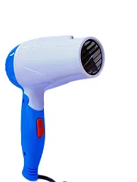 NV-1290 Foldable Hair Dryer for Men and Women 1000watt with 2 speed setting (Multicolor)-thumb1