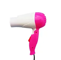 NV-1290 Foldable Hair Dryer for Men and Women 1000watt with 2 speed setting (Multicolor)-thumb2