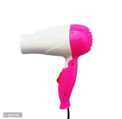 NV-1290 Foldable Hair Dryer for Men and Women 1000watt with 2 speed setting (Multicolor)-thumb3