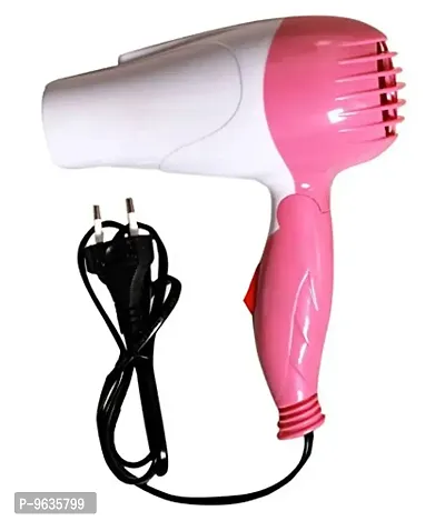 NV-1290 Foldable Hair Dryer for Men and Women 1000watt with 2 speed setting (Multicolor)-thumb4