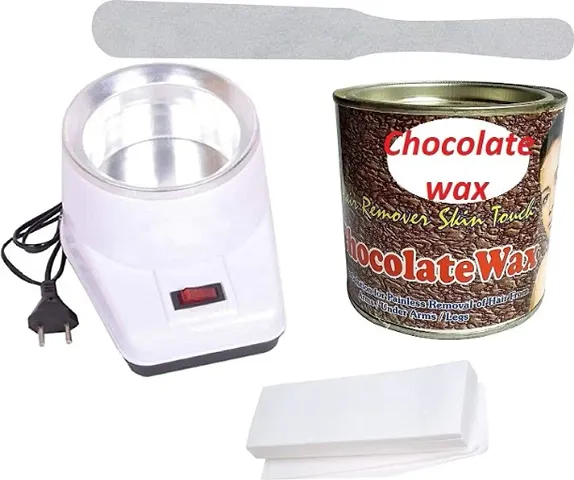 White wax heater with Wax, Strip and Wax Knife