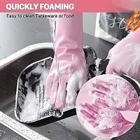 Gloves Magic Silicone Dish Washing Gloves-thumb1