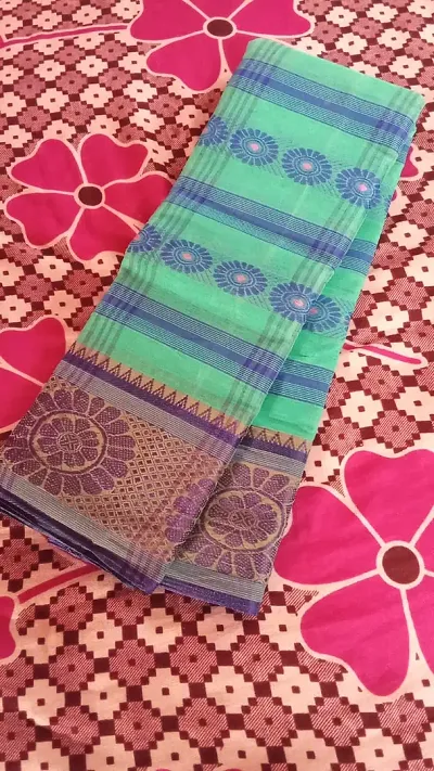 Elegant Cotton Silk Saree without Blouse piece 