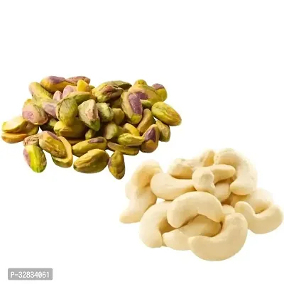 Green Dry s premium natural Cashews pistachios 250 gm pack of 2