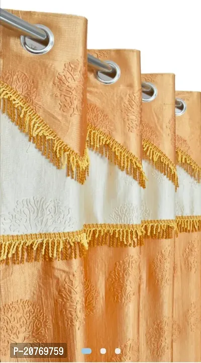 HOME Polyester Eyelet Fitting Size 7FT , Set Of 2 PC Door Curtains