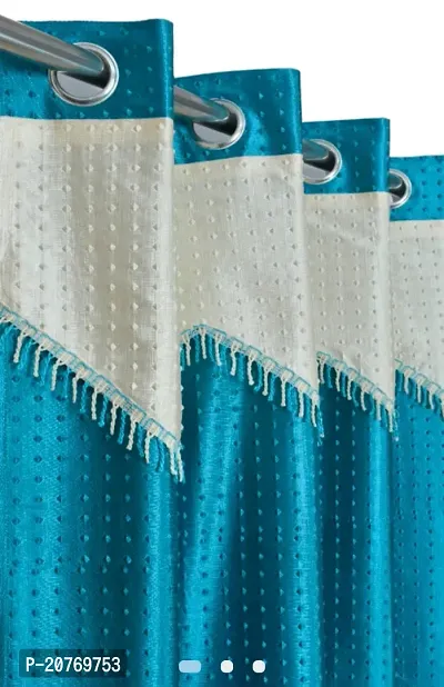 HOME Polyester Eyelet Fitting Size 7FT , Set Of 2 PC Door Curtains