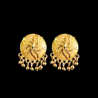 4-Combo Gold Oxidised Design Earrings For Women  Girls.-thumb2