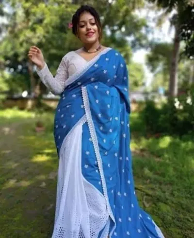 Stylish Saree With Blouse Piece For Women