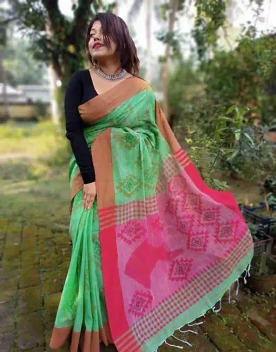 Stylish Saree With Blouse Piece For Women