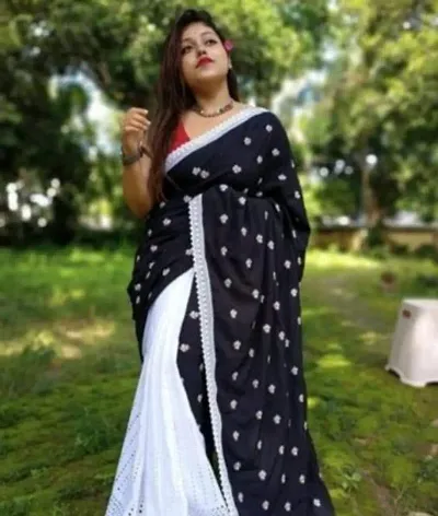 Stylish Saree With Blouse Piece For Women