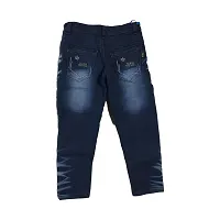 Boy's Fancy Denim Jeans (Blue)-thumb1