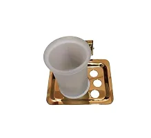 NTCD Toothbrush Holder in Gold, Holds Multiple Brushes-thumb1