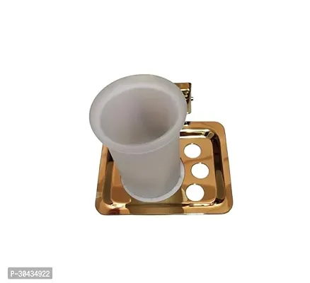 NTCD Toothbrush Holder in Gold, Holds Multiple Brushes-thumb2