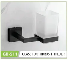 Stainless Steel GB-511 Glass Toothbrush Holder Bathroom Accessories SS304-thumb2