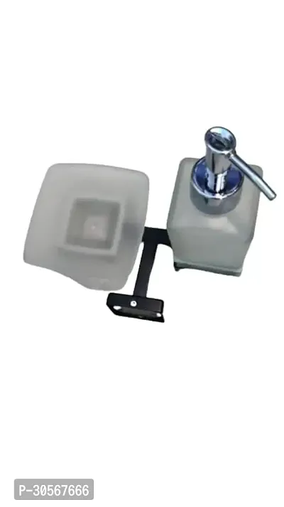 Stainless Steel GB-505 Glass Soap Dish with LSD Bathroom Accessories-thumb2