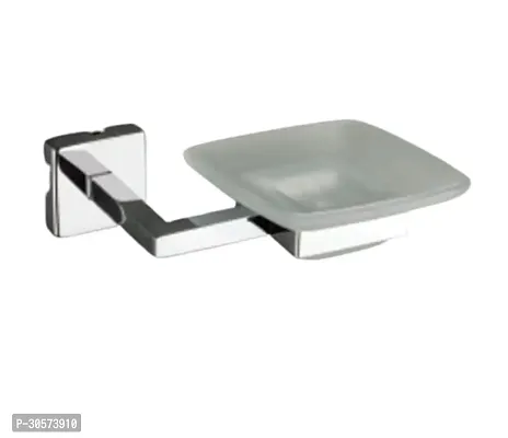 Stainless Steel LC-1012 Glass Soap Dish Bathroom Accessories