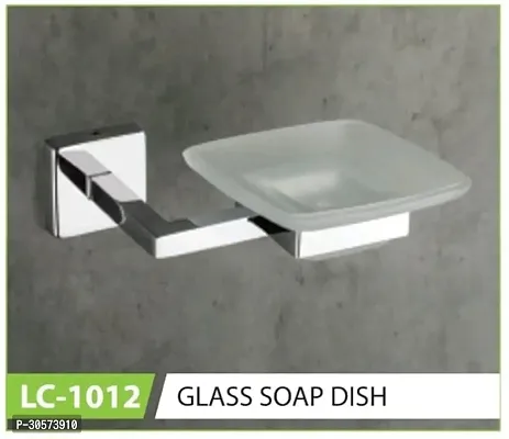 Stainless Steel LC-1012 Glass Soap Dish Bathroom Accessories-thumb2