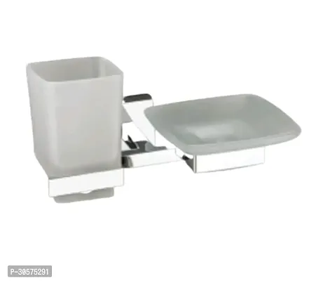 Stainless Steel LC-1007 Glass Soap Dish with TBH Bathroom Accessories