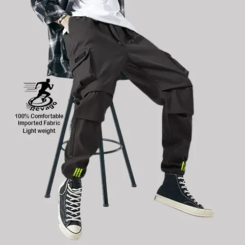 New Launched Polyester Spandex Regular Track Pants For Men 