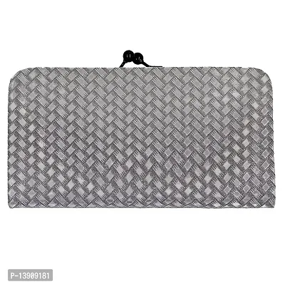 Viradiya's Party Grey Clutch Grey - Price in India | Flipkart.com