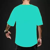 Comfortable Cotton Green Tees For Men-thumb1