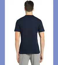 Comfortable Cotton Black Tees For Men-thumb1