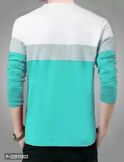 Comfortable Cotton Green Tees For Men-thumb2