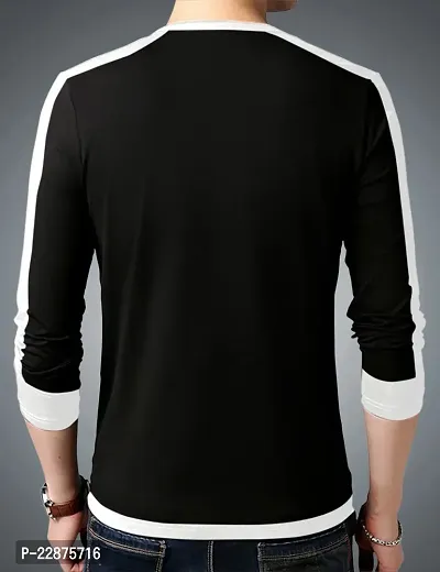 Comfortable Cotton Black Tees For Men-thumb2