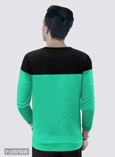 Comfortable Cotton Green Tees For Men-thumb2