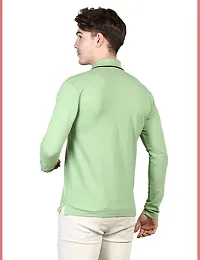 Comfortable Cotton Green Tees For Men-thumb1