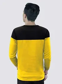 Comfortable Cotton Yellow Tees For Men-thumb1