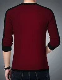 Comfortable Cotton Maroon Tees For Men-thumb1