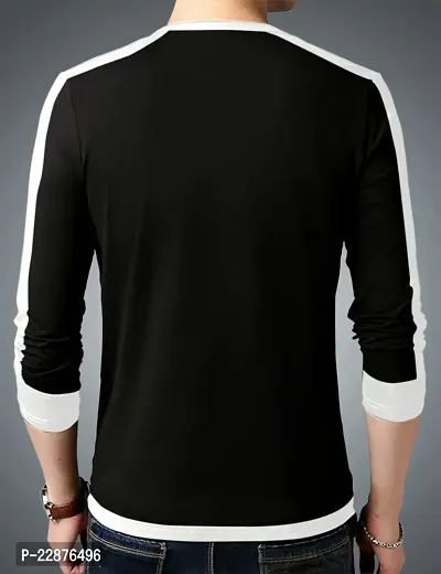 Comfortable Cotton Black Tees For Men-thumb2