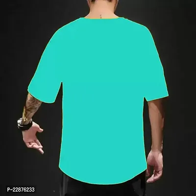 Comfortable Cotton Green Tees For Men-thumb2