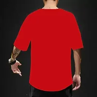 Comfortable Cotton Red Tees For Men-thumb1