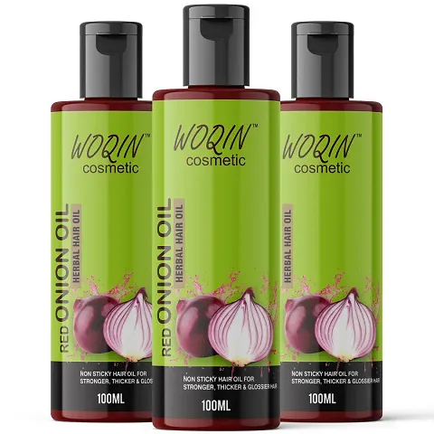 100% Pure And Natural Onion Hair Oil For Intense Hair Growth Pack Of 3