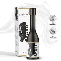Orgaana Natural Beard Oil For Men beard oil for men fast growth Beard oil - 30 ml with Vitamin E and Argan Oil (pack of 2)-thumb3