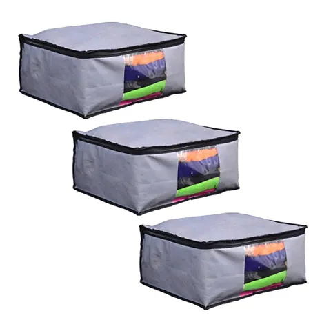 Packs of Non Woven Saree Covers Storage Bags