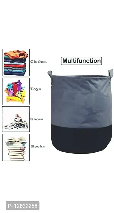Modern 45 L Multicolor Laundry Bag  (Non Woven)-thumb2